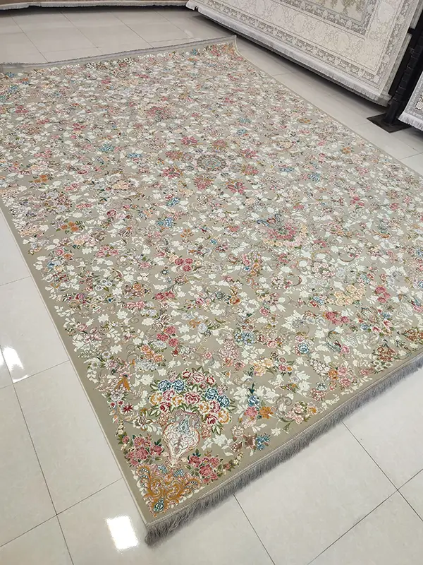 فرش افشان بدون حاشیه 1200 شانه رنگی