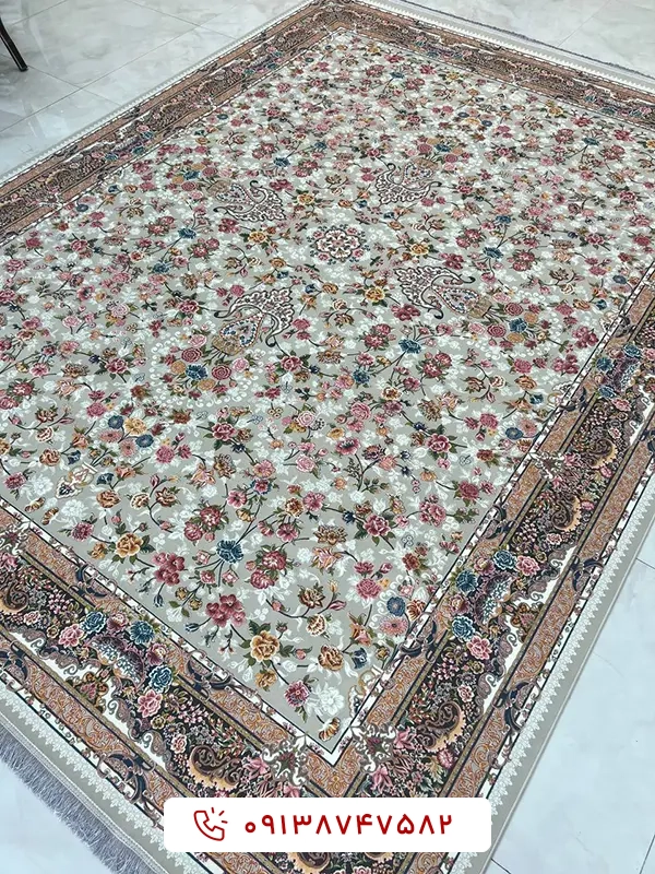 فرش فرنگیس 1200 شانه صدفی