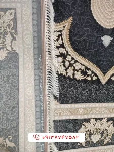 فرش سلنا 1200 شانه ذغالی