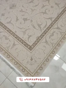فرش نقره کوب 1200 شانه کرم