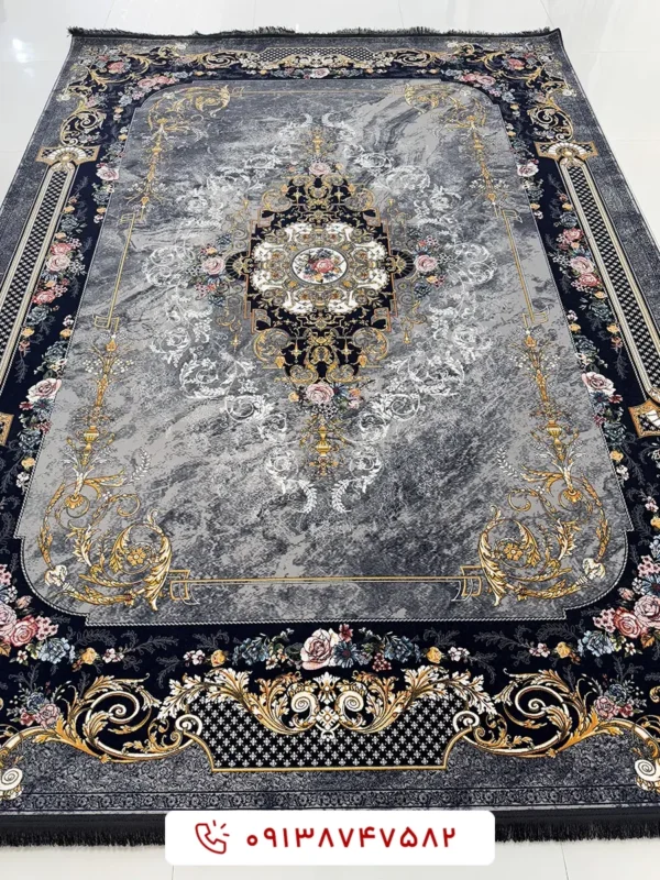 فرش طرح ملودی 1200 شانه فیلی