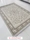 فرش کد 15804 کرم برجسته