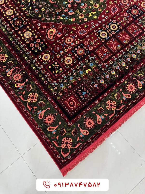 فرش یاسمن 700 شانه لاکی
