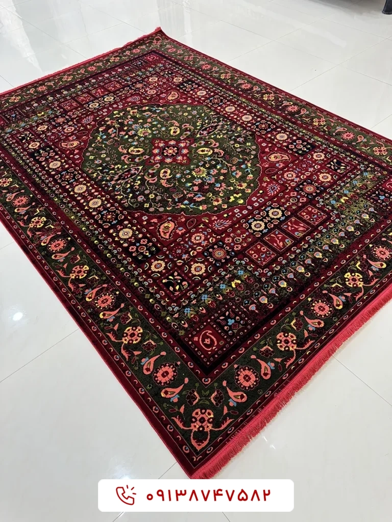 فرش یاسمن 700 شانه لاکی