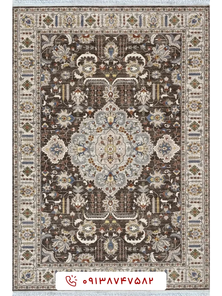 فرش سلطان آباد کد 76009 گردویی
