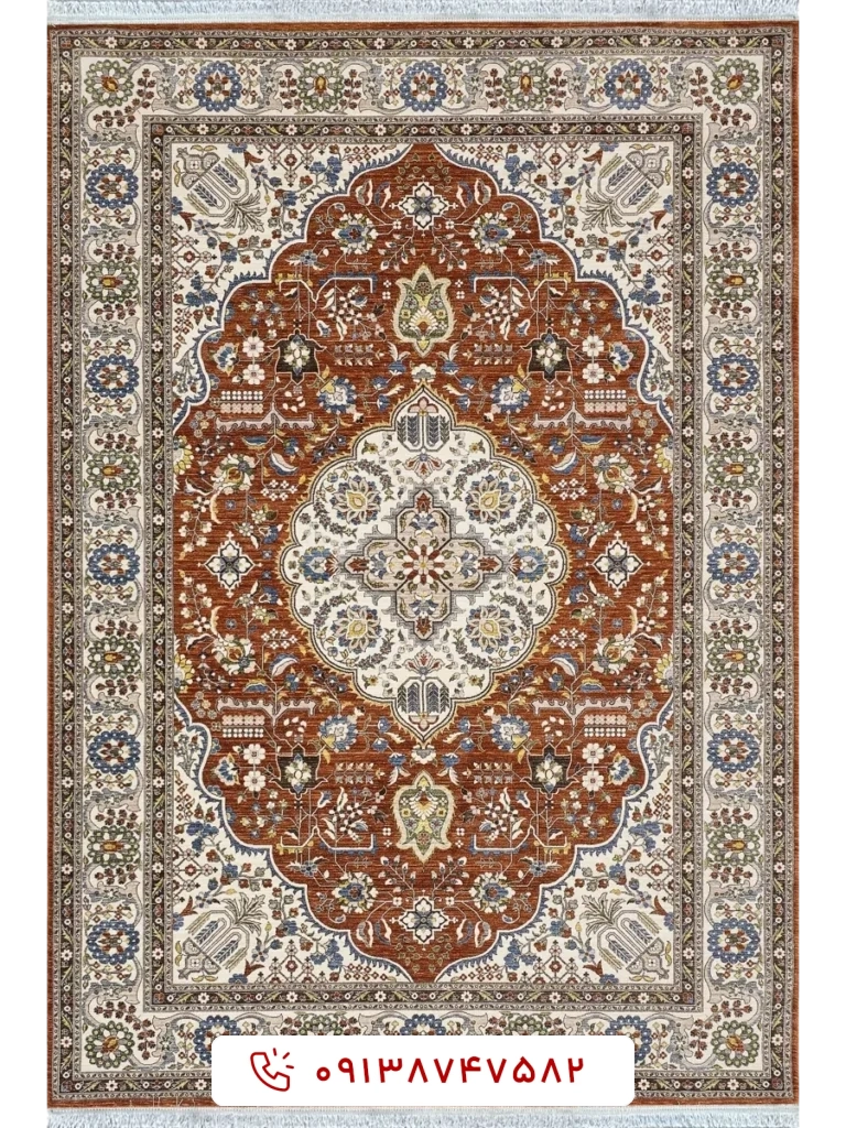 فرش سلطان آباد کد 76012 مسی
