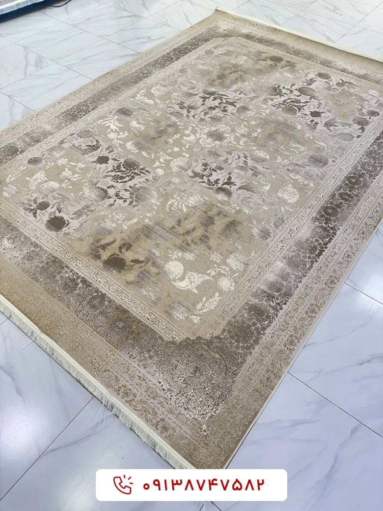 فرش 1200 شانه کد 3055 موکا