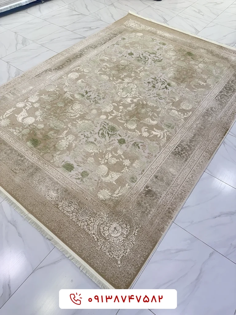 فرش 1200 شانه کد 3555 موکا